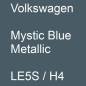 Preview: Volkswagen, Mystic Blue Metallic, LE5S / H4.